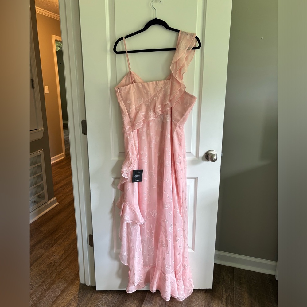 Lulu’s Pink Ruffle Dress - Picture 2 of 3
